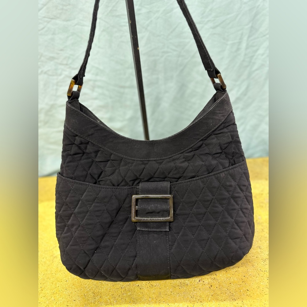 VERA BRADLEY black shoulder bag.